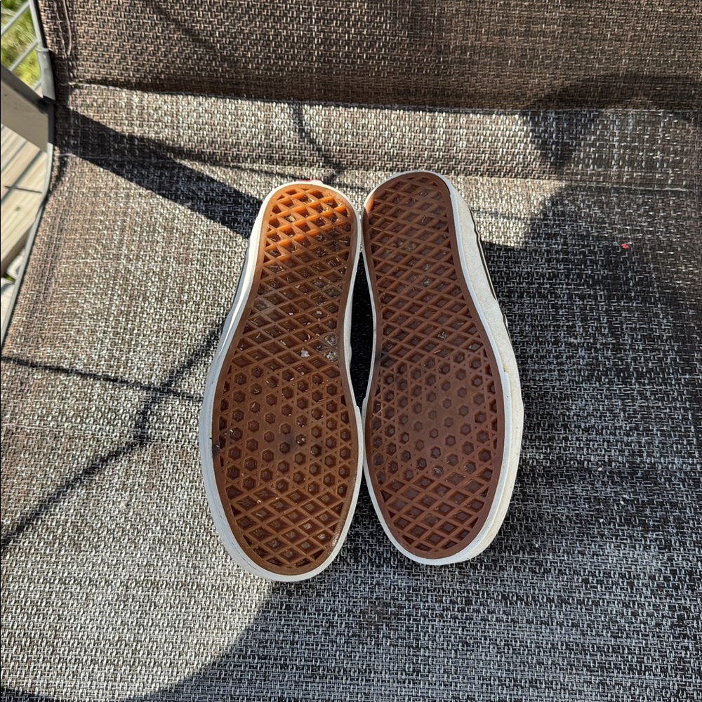 WELL LOVED Vans Checkered Rose Slip-On Shoes Women’s Size 7.5 - Picture 3 of 6